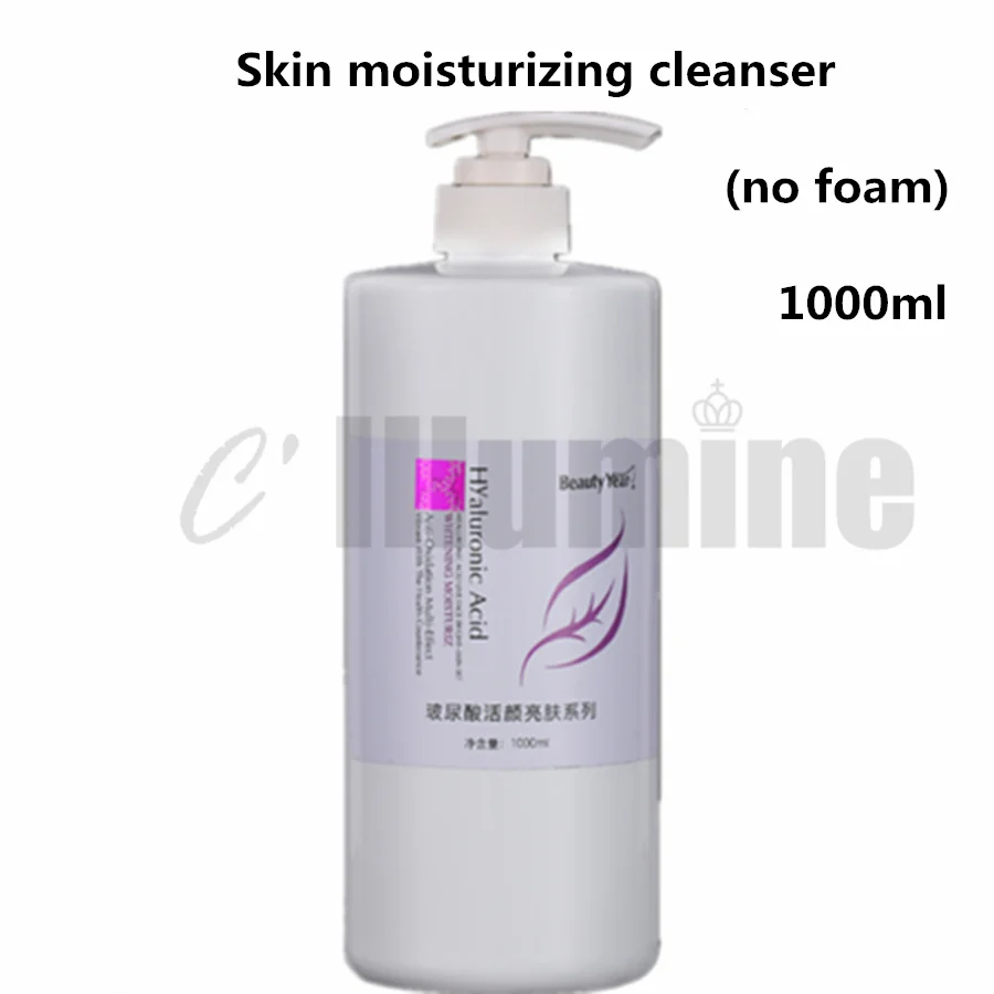 Hyaluronic Acid 1000ml Brightening Water-Supplementing Cleaning Milk No Foam Mild Suitable All Skin Types