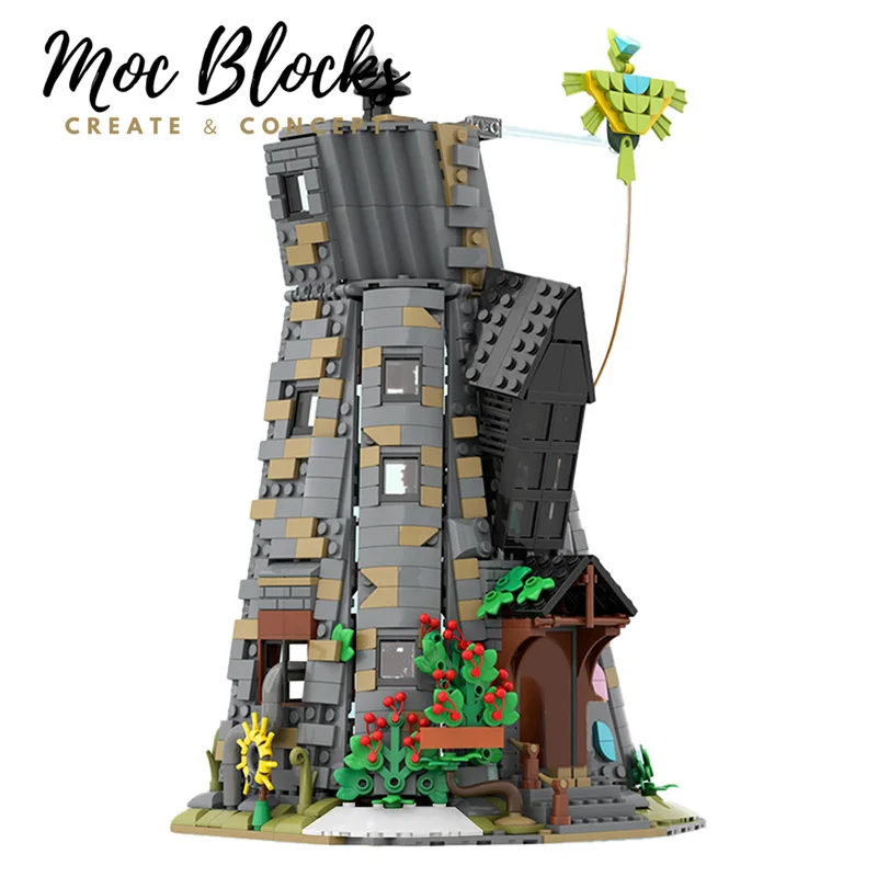 

Волшебный дом MOC Diy строительные блоки коллекция архитектура улица вид сцены серии рождественские подарки игрушки для детей
