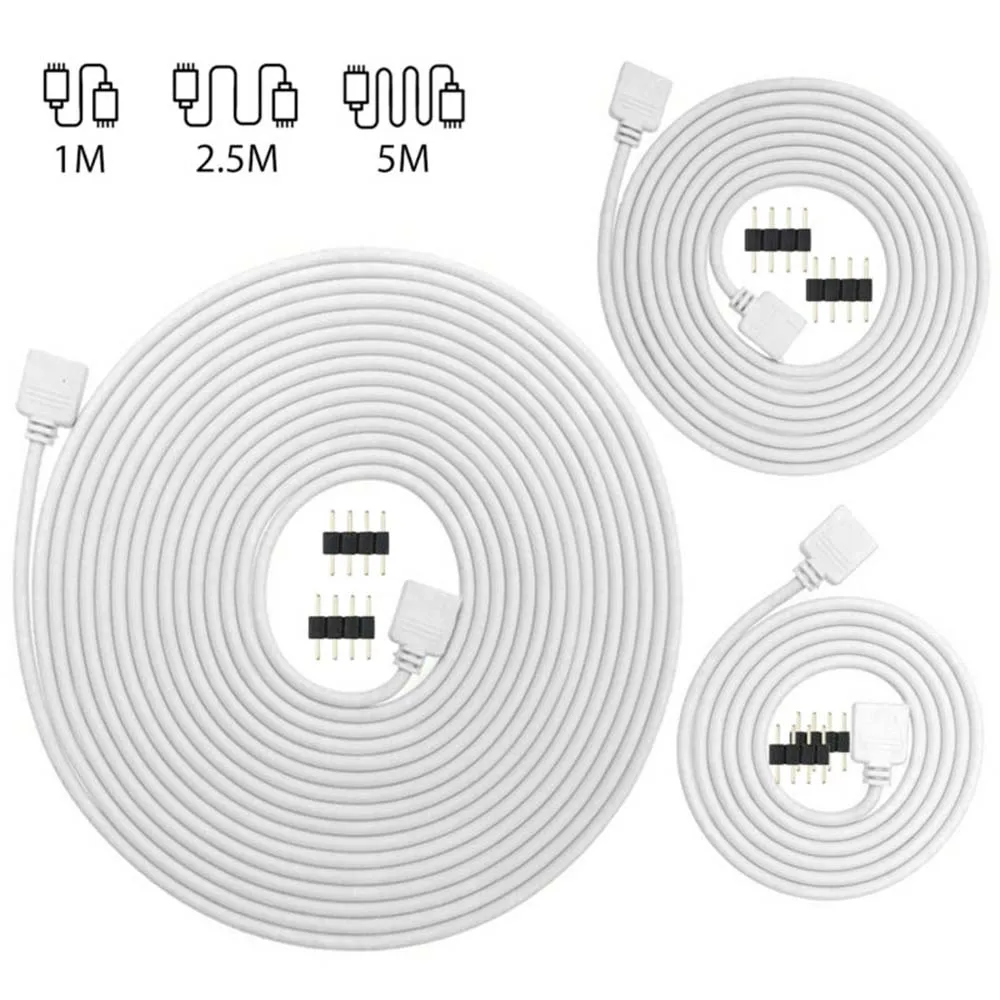 4 контактный Удлинительный провод разъем для SMD LED ленточный светильник RGB 5050 3528