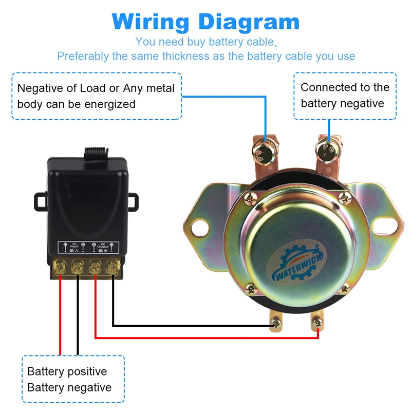 Электромагнитное реле дистанционного управления 10-15 в 100 А 12 В | Автомобили и