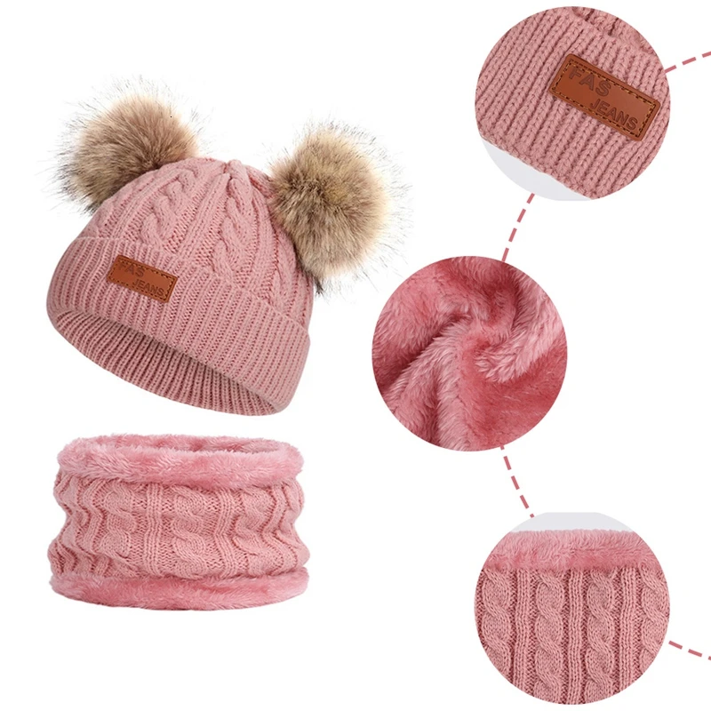 Комплект из 2 предметов шапка + шарф вязаный комплект теплая зимняя вязаная и для