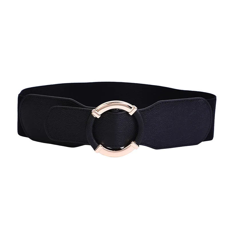 

Пояс эластичный Женский, Модный черный пояс с широкой талией, 65 см, аксессуар для одежды