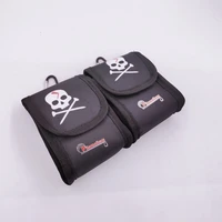 mini magnetic skull small golf ball bag rangefinder pouch sporting goods portable pocket 4 72 x3 54 x2inch