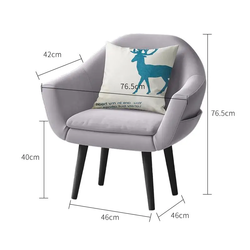 Скандинавский Одноместный Диван для маленькой квартиры балкона стул отдыха