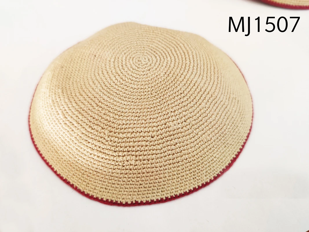 

Вязаная Шляпа Kippah ручной работы, еврейские предметы