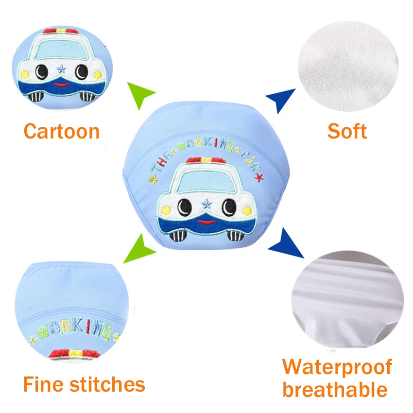 Многоразовые детские подгузники штаны тканевые для детей тренировочные