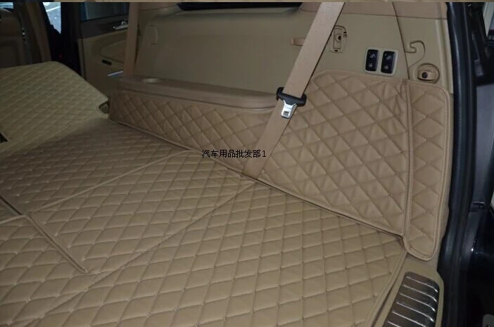 Выделенные коврики для багажника автомобиля Mercedes GL 400 7 сидений 2014