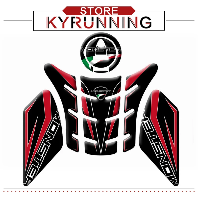 3D наклейка на топливный бак для мотоцикла защитный чехол газ масло декоративная