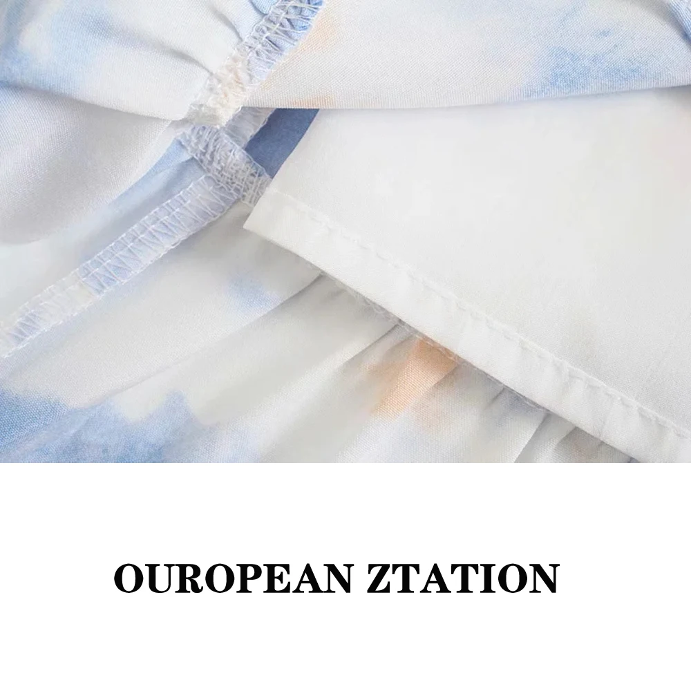 

2021 Women Summer new beach sexy backless Tie-string mini Dresses Tie Dye Lace fashion Vestidos holiday sleeveless Sling Dress