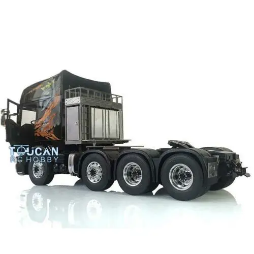 1/14 металлический шасси LESU Highline R730 8*8 Gripen для самостоятельной сборки Hercules Scania