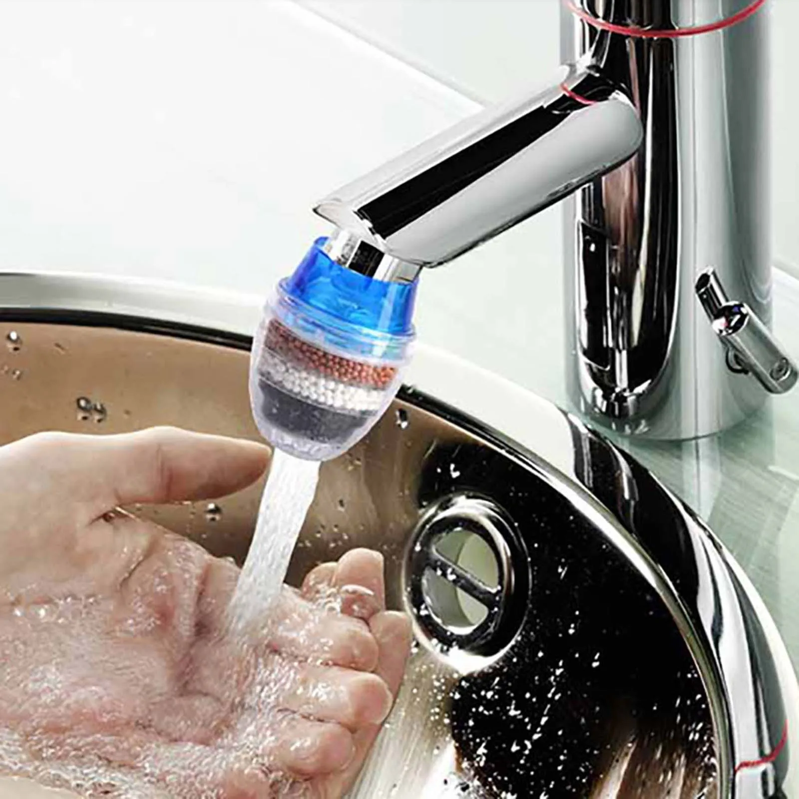 

Kitchen Faucet Tap Water Purifier Home Accessories Water Clean Purifier Filter Activated Carbon Water Purifier Filtration