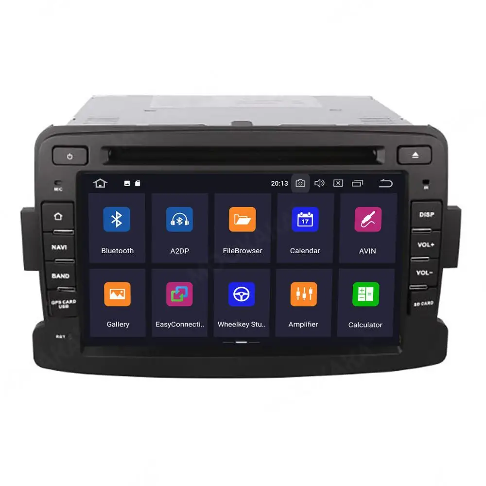 Android 2012 64 ГБ автомобильный радиоплеер GPS-навигация для Renault Duster 2016- мультимедийный