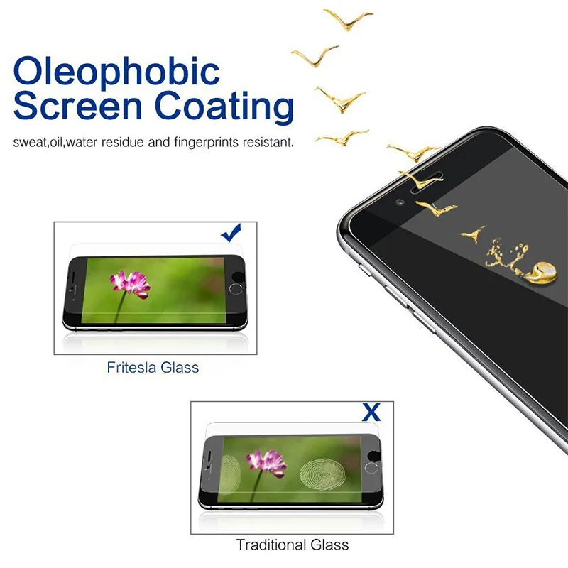Защитное стекло для экрана iPhone 11 Pro Max X XS XR 5 5S SE закаленное 8 6 6S Прозрачное твердое 7