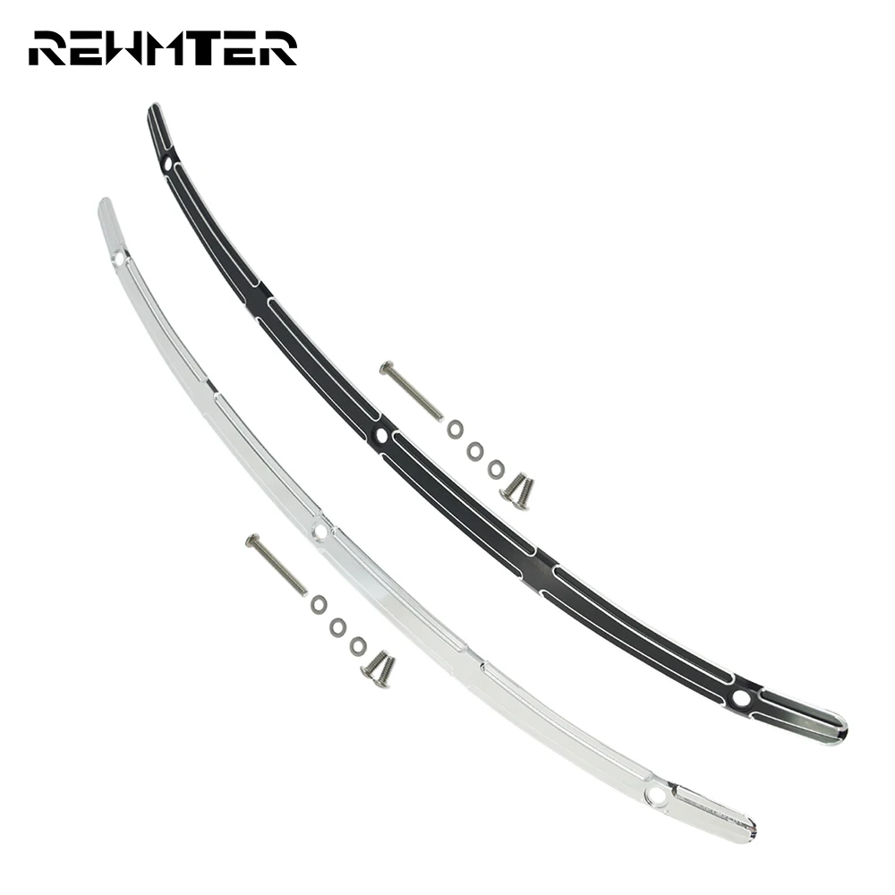 Motorcycle Windshield Trim CNC Windscreen Trim For Harley Touring Ultra Limited  Street Electra Glide FLHX and Tri Glide 2014-Up