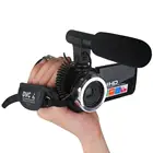 EastVita 4K HD видеокамера Камера Ночное видение 3 дюймов ЖК-дисплей сенсорный Экран 18x цифровой зум Камера с микрофоном r25