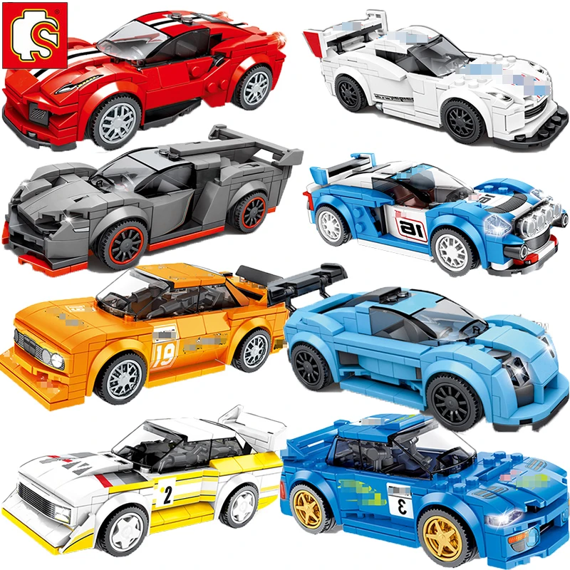 Конструктор SEMBO город супер гонщики модель строительные блоки подходят для lego