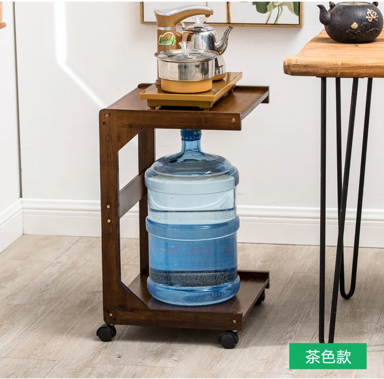 Передвижной Маленький журнальный столик с колесом мини диван небольшой боковой