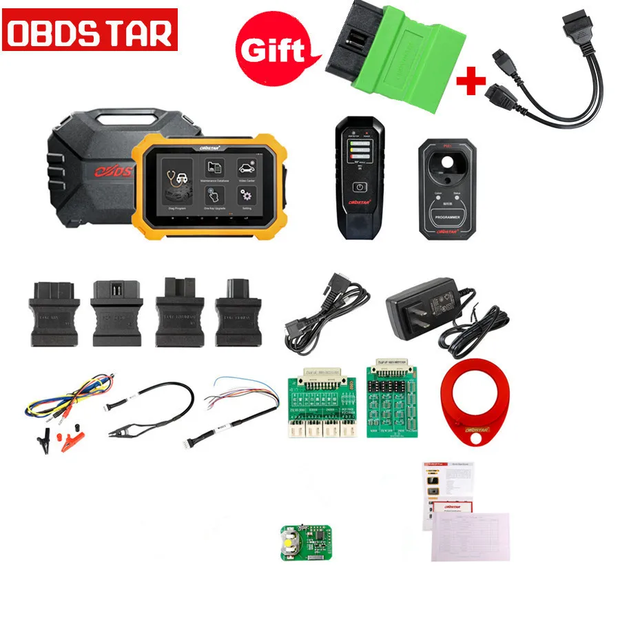 OBDSTAR X300 DP Plus X300 PAD2 C посылка полная версия Поддержка программирования ECU и для Toyota Smart Key с P001 Программист RFID - Цвет: A Package