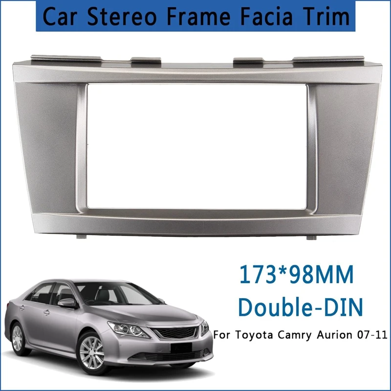 Car Stereo Radio DVD Panel Audio Mount Fascia Kit for Toyota Camry Aurion 2007 2008 2009 2010 2011 Refitting Frame Dash | Автомобили и