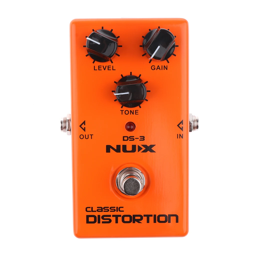 

Aluminium Classic Distortion Effects Pedal for Guitar Accessory Easy to Operate DS-3 Orange