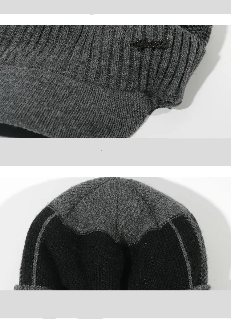 OZyc зимняя шапка Skullies Beanies шапки зимние шапочки для мужчин и женщин шерстяной шарф шапки Балаклава маска Gorras капот вязаная шапка