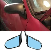 spn style side mirrors abs black manual fits 92 96 eg 96 2000 ex for honda civic 4dr fits civic