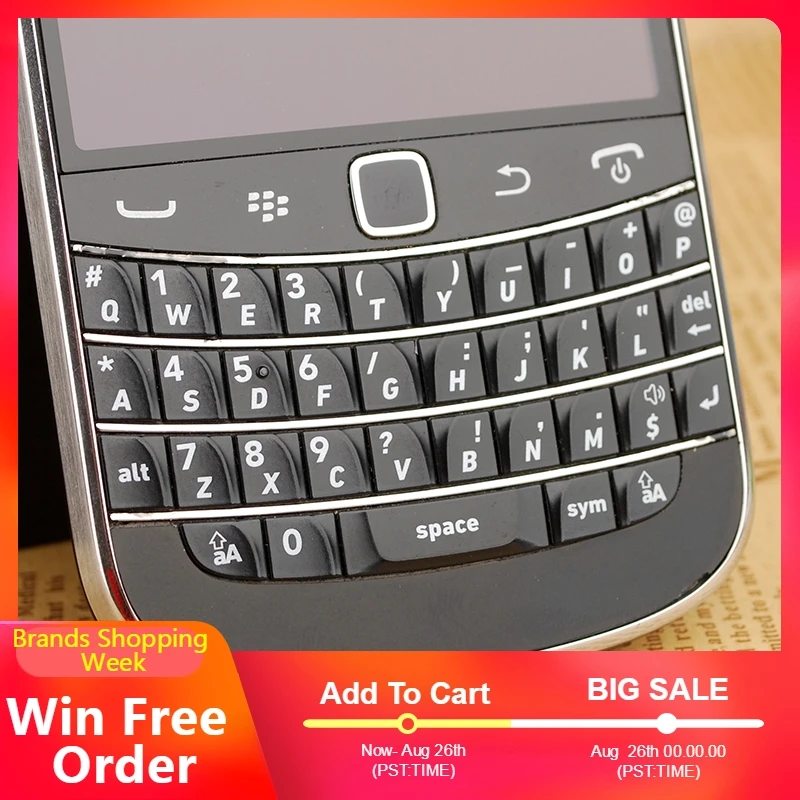 BlackBerry 9930 разблокированный Bold Touch 3g Wifi gps телефон 5MP камера 768 Мб rom 8 Гб ram Бесплатная