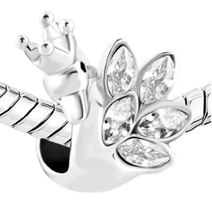 Бусины для изготовления ювелирных изделий. Лебединое животное амулет браслет из