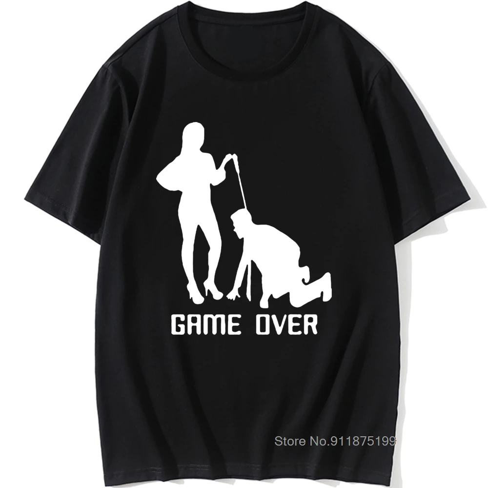 Футболка Game Over Shirt для мужчин топ невесты Одежда Для холостяка смешные футболки