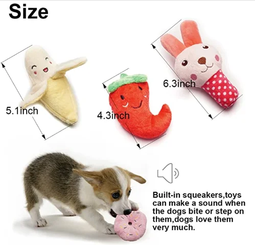 1 шт. плюшевая игрушка-пищалка для питомцев | Игрушки