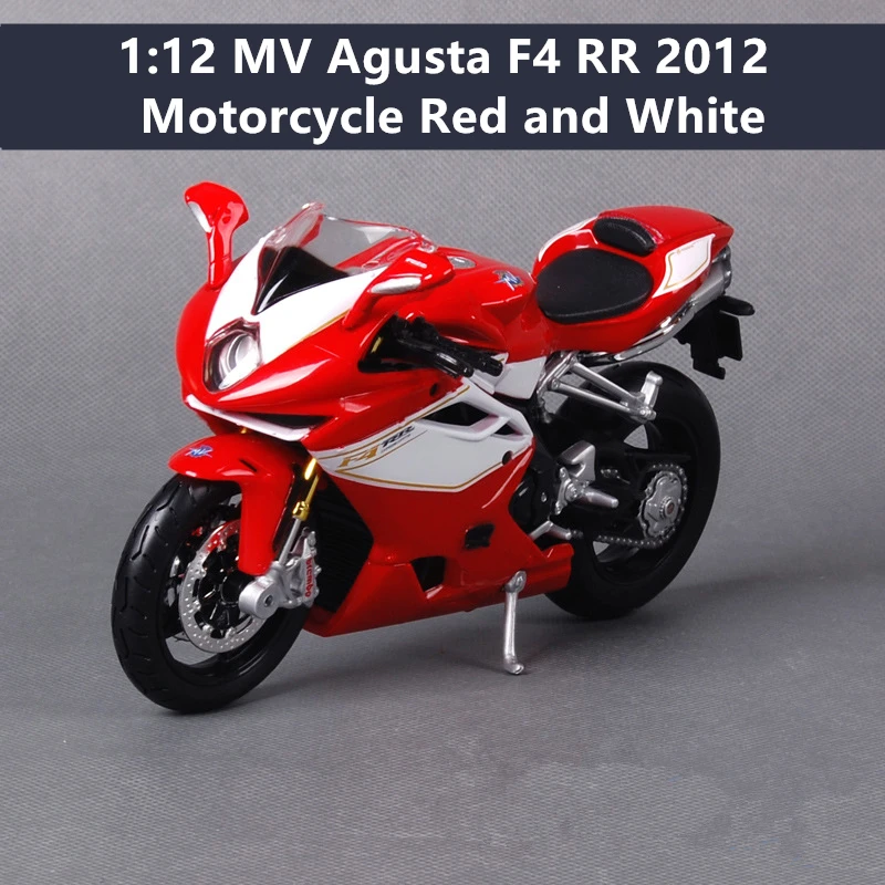 F4 RR 2012 Maisto 1:12 MV Augusta 1090 RR моделирование сплав мотокросса серии авторизованный игрушечный мотоцикл автомобиль Коллекционирование подарки - Цвет: F4 RR 2012