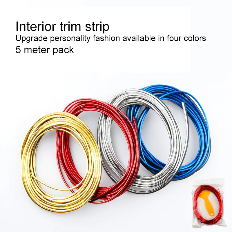 5 м Автомобильный декоративный светильник для отделки экстерьера|Тюнинговые молдинги| |