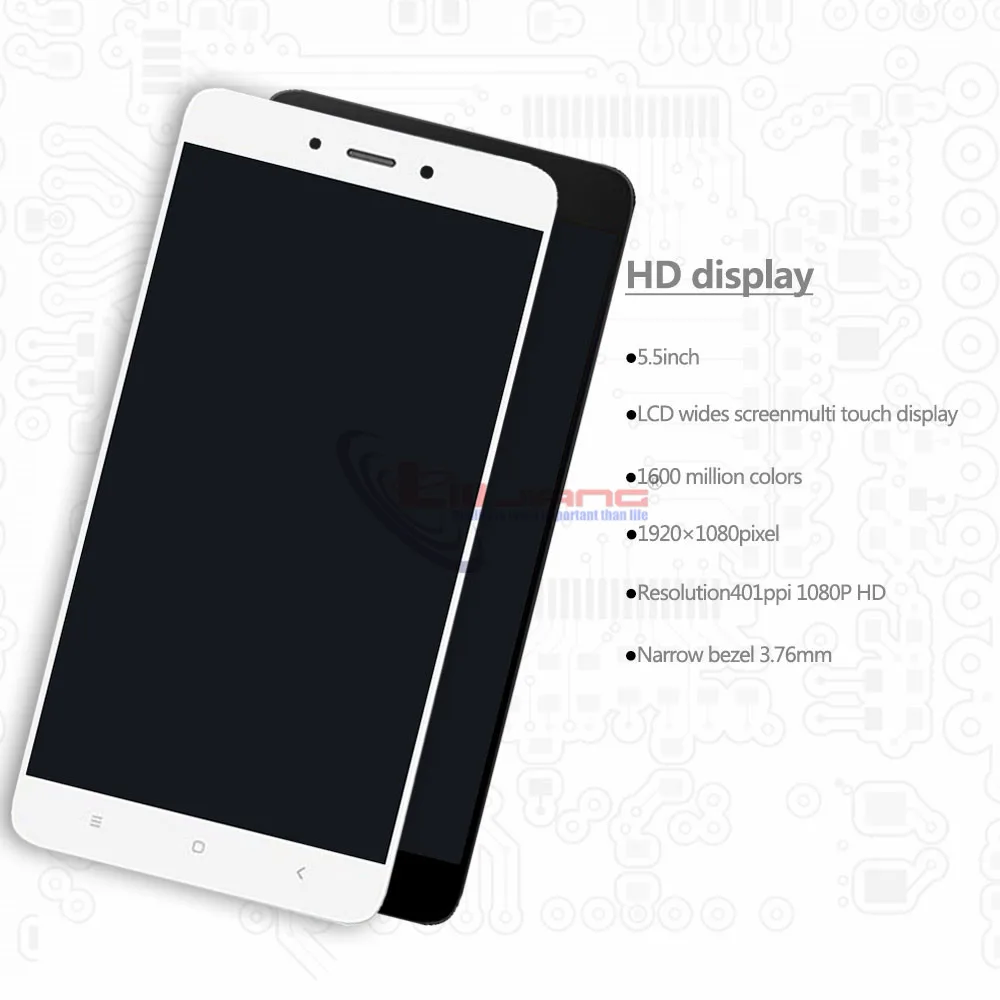ЖК-дисплей качества AAA для Xiaomi Redmi Note 4X сенсорный экран дигитайзер сменная рамка в