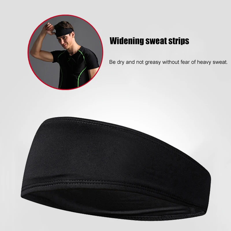 Новая женская спортивная повязка на голову впитывающая влагу широкая