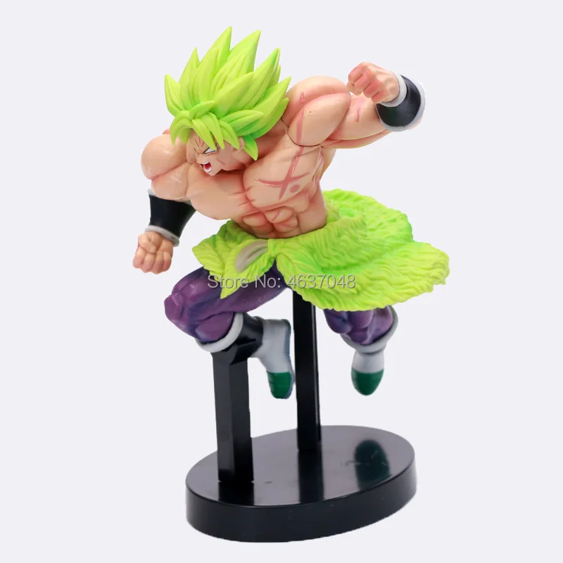 Dragon Ball Z Super Broly Movie Ver. Зеленые волосы VS Goku Broli Super Saiyan Боевая форма ПВХ экшн-фигурка Драконий жемчуг зет модель 21 см