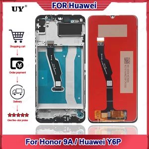 original display for huawei honor 9a display touch screen for huawei y6p 2020 lcd display with frame replacement parts med l29 free global shipping