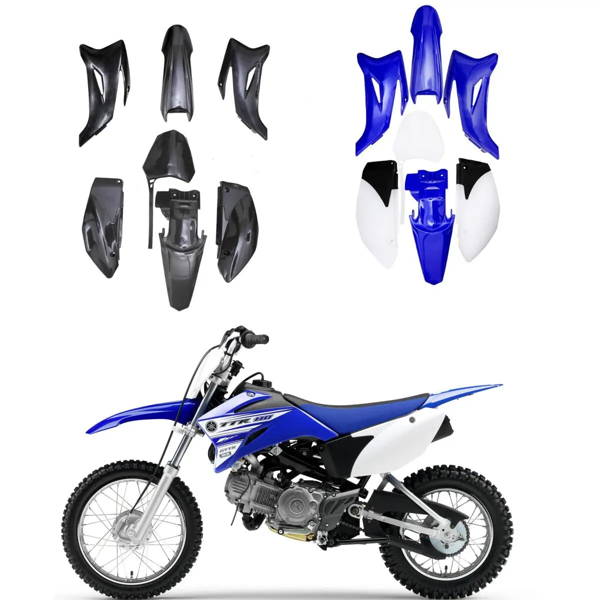 Комплект обтекателей для мотоциклов YAMAHA TTR110 полный комплект Dirt Pit Pro SSR170 SDG |
