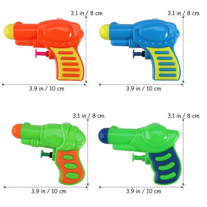 

New 12pcs Water Gun Toys Plastic Water Squirt Toy For Kids Watering Game Party Outdoor Beach Sand Toy (Random Color)