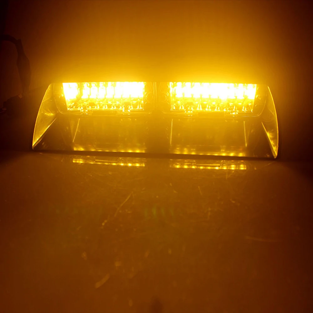 16 Светодиодный Желтый Янтарный авариПредупреждение ющий стробоскоп