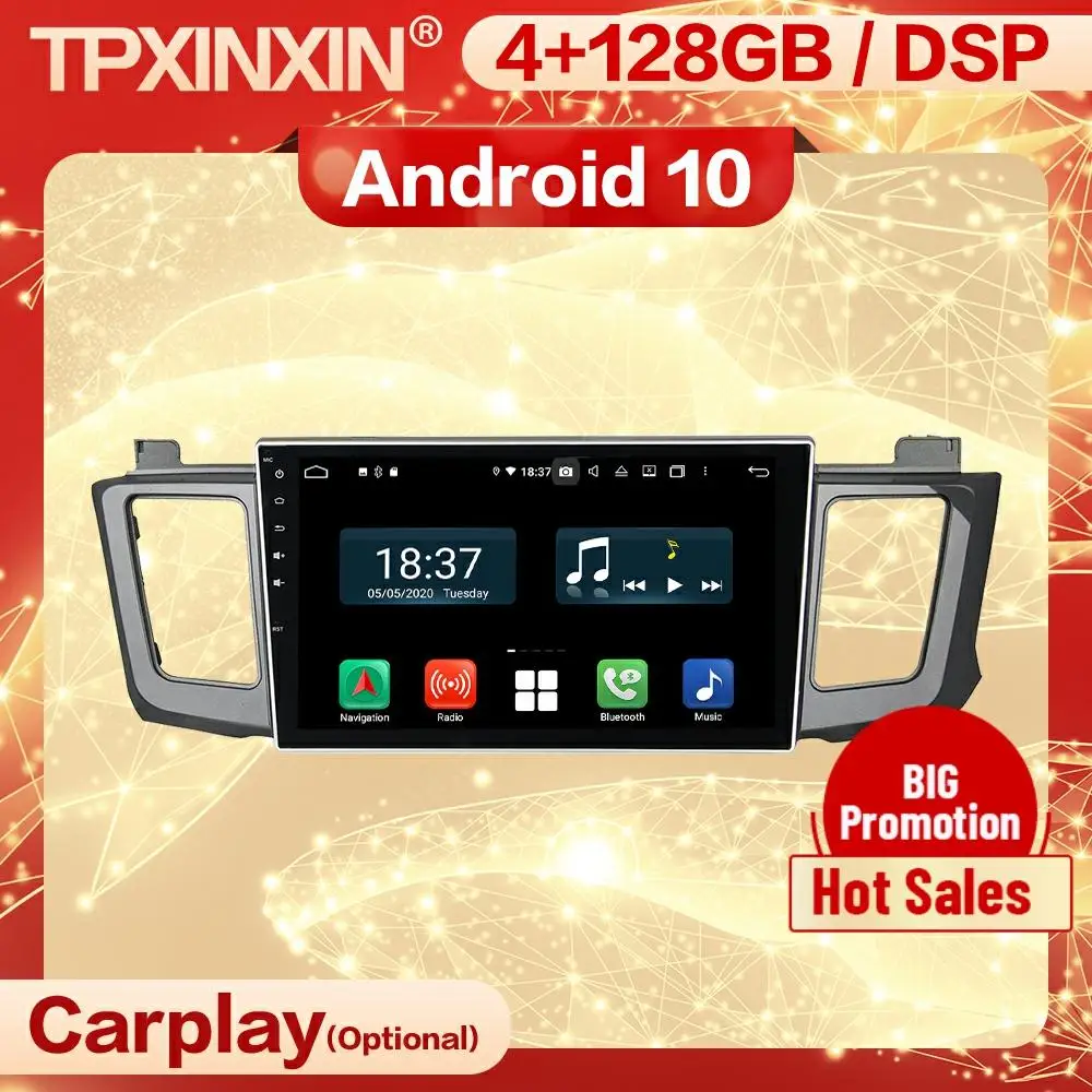 

Carplay 2 Din Android Screen Multimedia Stereo Receiver For Toyota RAV4 2012 2013 2014 2015 GPS IPS Radio Audio Player Head Unit