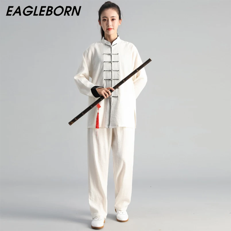 

Униформа для мужчин и женщин, традиционная китайская одежда для занятий Тай-Чи, кунг-фу, у-Шу