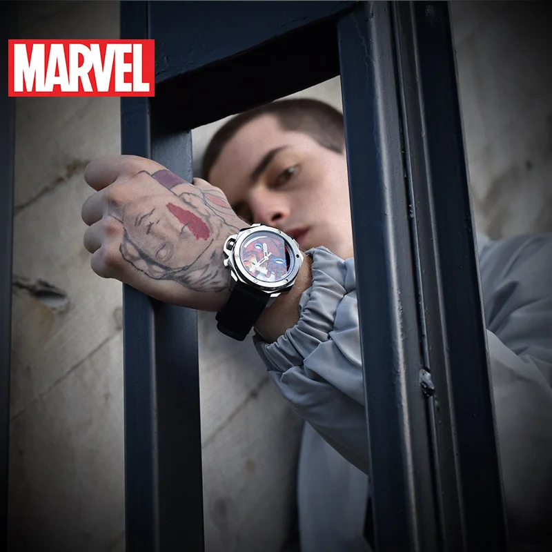 Часы наручные Disney Мужские кварцевые модные и повседневные водонепроницаемые