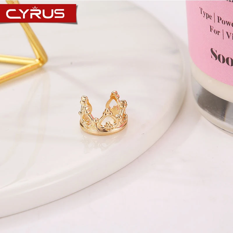 2019 корейские модные U-образные серьги-клипсы в форме короны для женщин крошечные