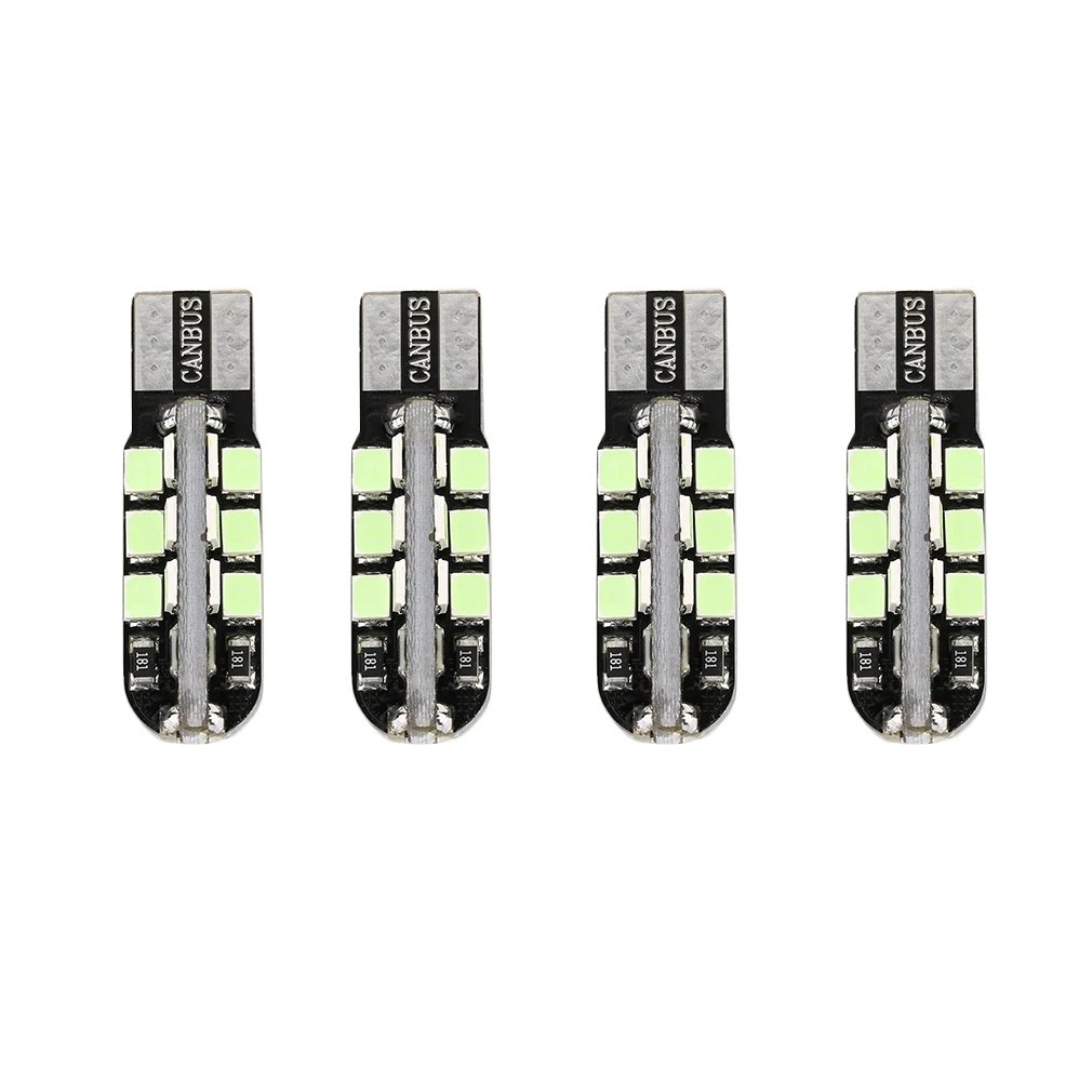 

4 шт. T10-2835SMD-24LED 6000K 4,8 W Ширина лампы Интерьер лампочка для инструмента автомобильный светильник источник Ширина лампа светильник