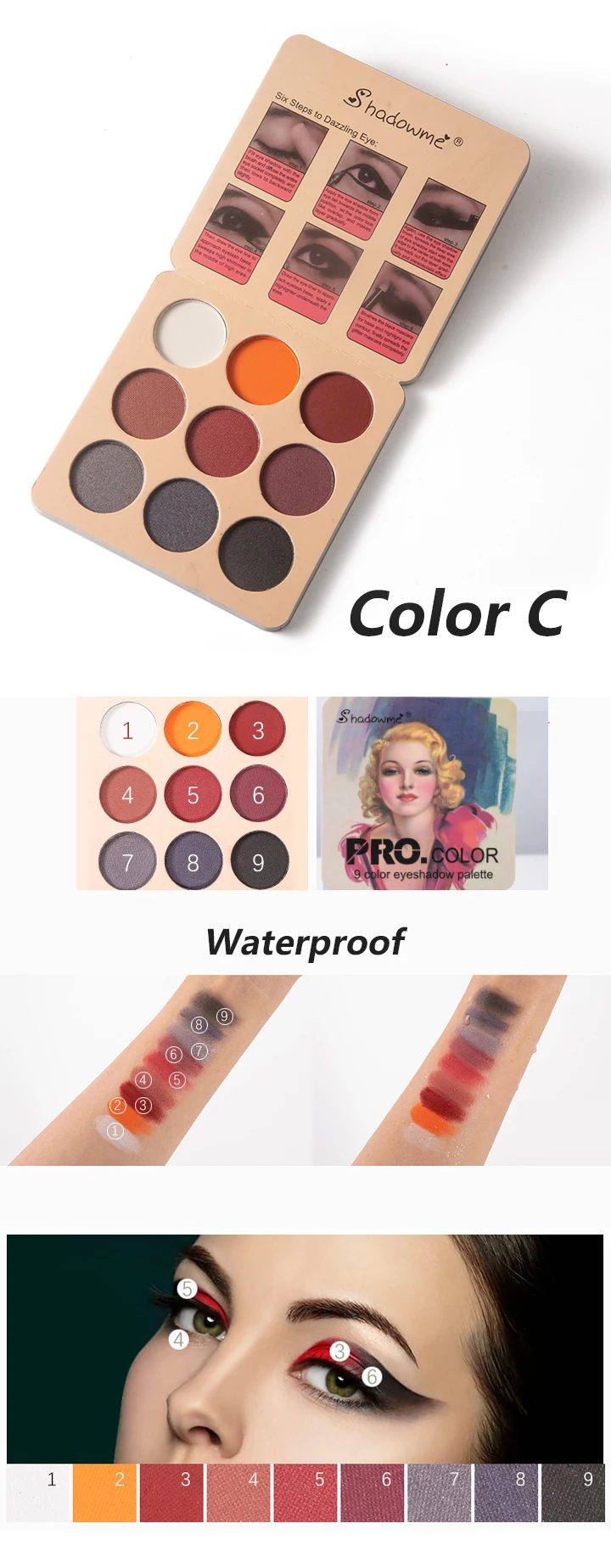 Matte Eyeshadow Palette Nude Minerals Professional Eye Shadow Powder Pigment Cosmetic Waterproof Matte Makeup Eyeshadow Pallete