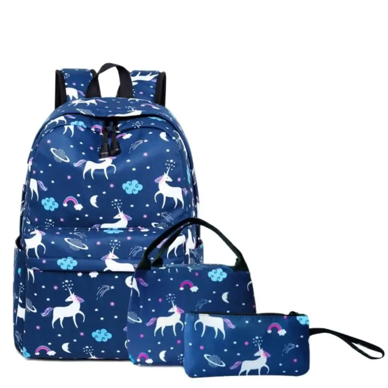 

Boys and girls unicorn backpack Indonesian dragon backpack boys and girls backpack students