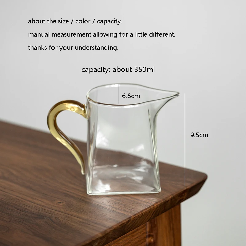 Стеклянная чайная кружка японская яркая чашка 350 мл высококлассная китайская