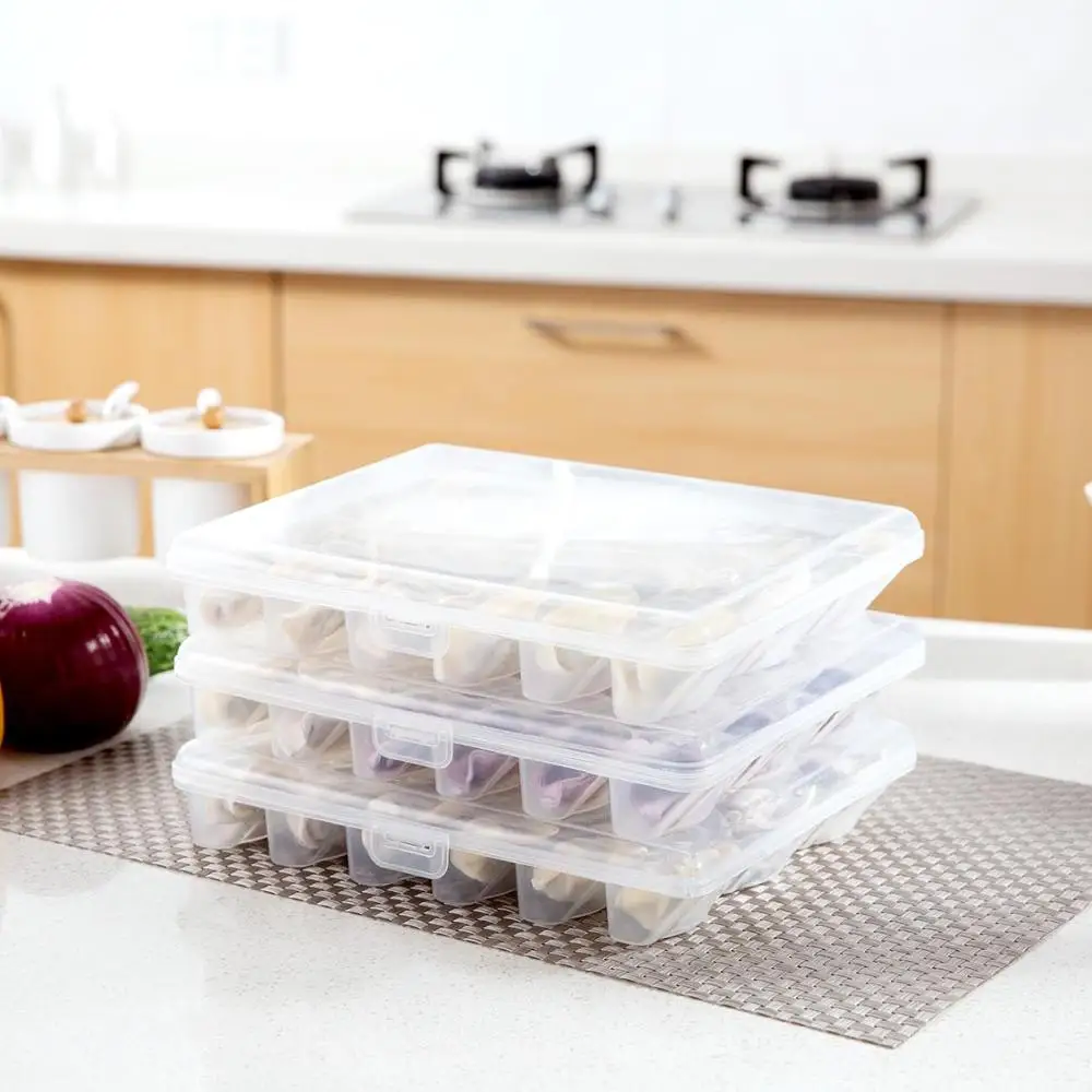 Однослойный контейнер для хранения пельменей холодильник свежести | Дом и сад