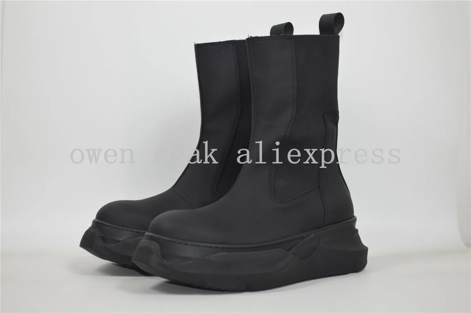 Мужские кожаные ботинки челси Owen Seak роскошные кроссовки для тренировок