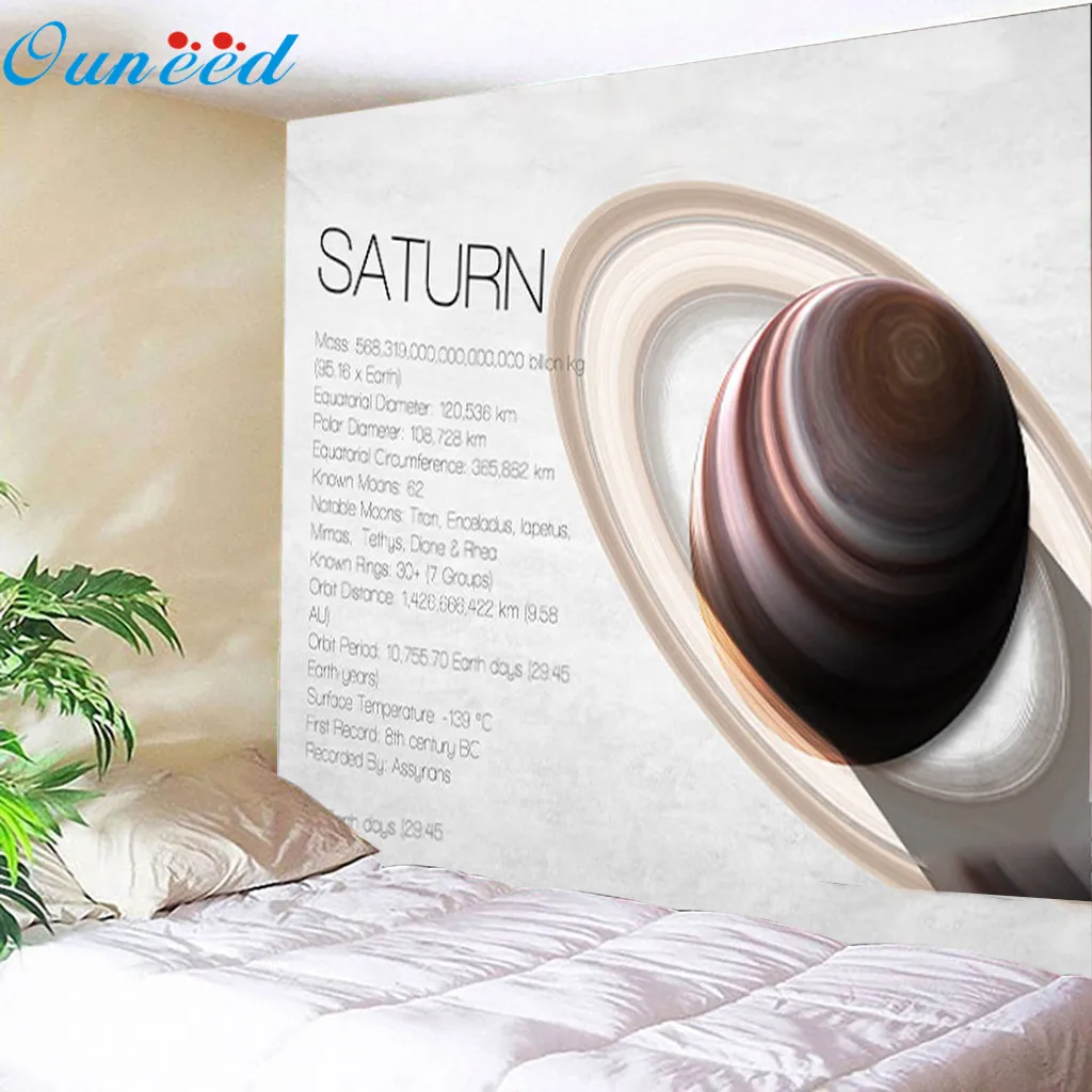 Ouneed пляжное полотенце с рисунком планеты Вселенная пляжные полотенца украшение